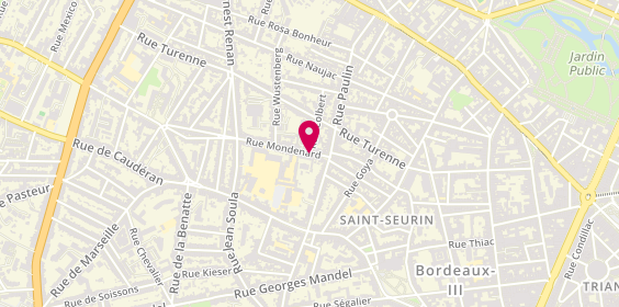 Plan de Immobilier Pierres Bordelaises, 58 Rue Mondenard, 33000 Bordeaux