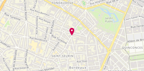 Plan de Carole Bourgade Luxury Real Estate, 96 Rue du Dr Albert Barraud, 33000 Bordeaux