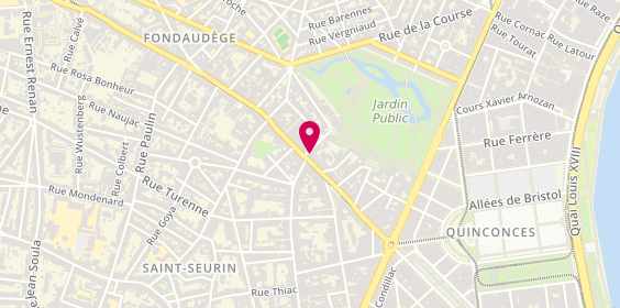 Plan de Esprit Viager, 83 Rue Fondaudège, 33000 Bordeaux