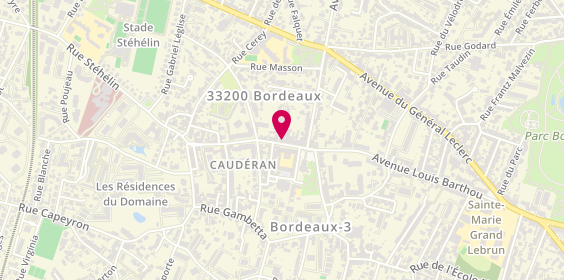 Plan de Human Immobilier, 171 avenue Louis Barthou, 33200 Bordeaux