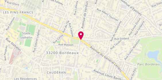 Plan de Star Immobilier, 158 Avenue General Leclerc, 33200 Bordeaux