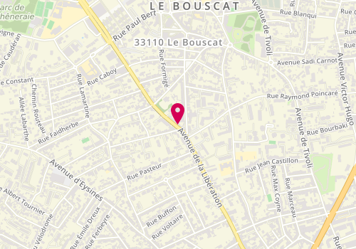 Plan de AIB, 163 avenue de la Libération Charles de Gaulle, 33110 Le Bouscat