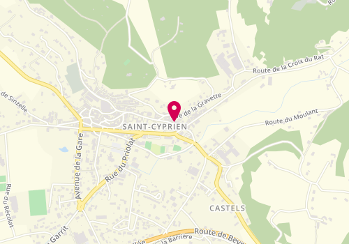 Plan de L'Immobilier International Agency, 8 Rue de l'Abbaye des Augustins, 24220 Saint-Cyprien