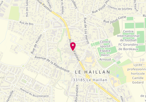 Plan de Human Immobilier, 194 avenue Pasteur, 33185 Le Haillan