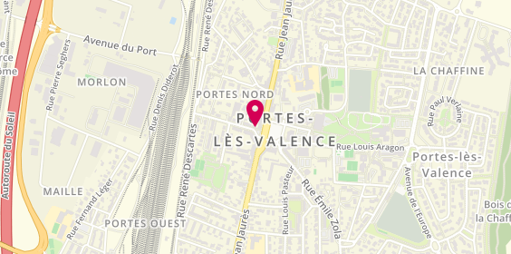 Plan de Jl Immobilier, 6 Rue Pierre Semard, 26800 Portes-lès-Valence
