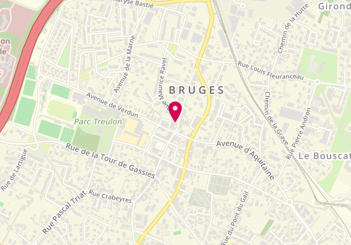 Plan de Human Immobilier, Lotissement N. 35 Residence Les Bruyeres avenue Charles de Gaulle, 33520 Bruges