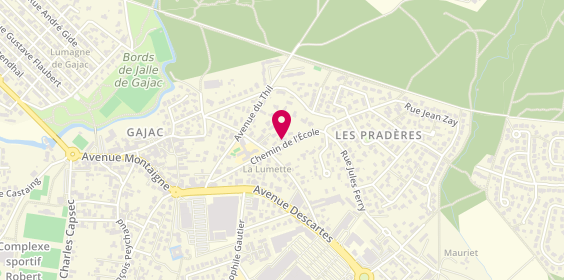 Plan de Safti immobilier Benoît LEMAIRE, 20 chemin de l'École, 33160 Saint-Médard-en-Jalles
