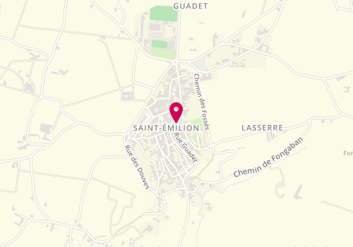 Plan de St Emilion Immobilier, 33 Guadet, 33330 Saint-Émilion