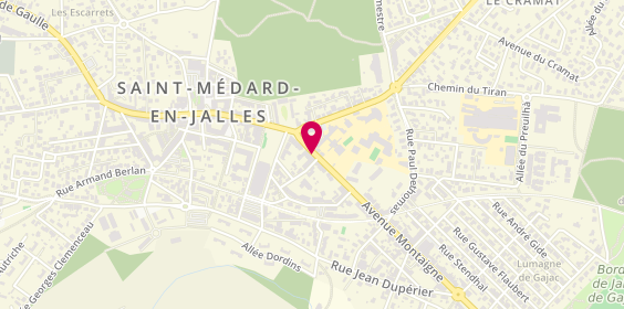 Plan de Agence immobilière Pichet - Ancien, Location, Gestion, Syndic, 162 avenue Montaigne, 33160 Saint-Médard-en-Jalles