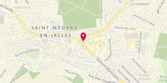 Plan de Cabinet Bedin Immobilier, 141 avenue Montaigne, 33160 Saint-Médard-en-Jalles