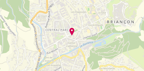 Plan de Agence Immobilière Géraldine JULLIEN, Rue Centrale, 05100 Briançon