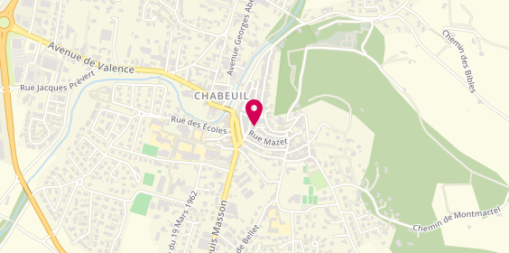 Plan de Bruno BOUCHARD EV Immobilier, 5 Faubourg de l'Hopital, 26120 Chabeuil