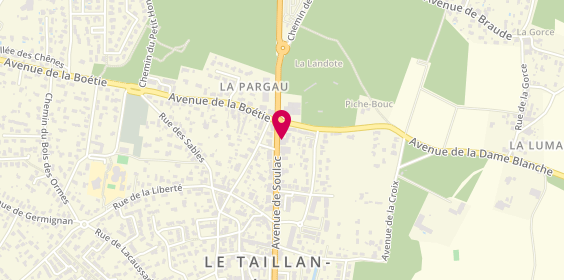 Plan de Human Immobilier, 88 avenue de Soulac, 33320 Le Taillan-Médoc