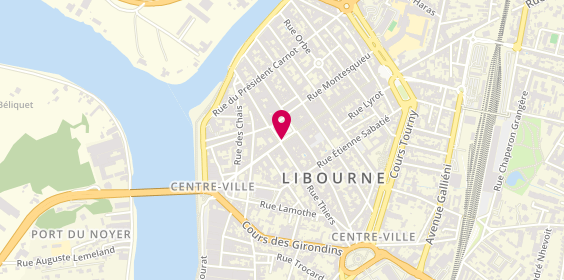 Plan de Agence des Arcades, 1 Place Abel Surchamp, 33500 Libourne