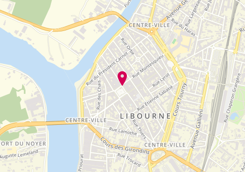 Plan de Immobilia, 24 place Abel Surchamp, 33500 Libourne