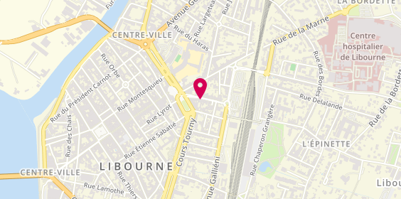 Plan de Human Immobilier, 14 Rue Chanzy, 33500 Libourne