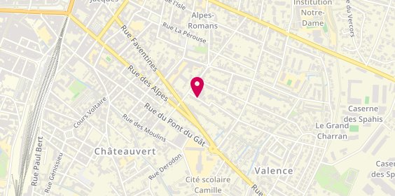Plan de Atout Gestion, 5 Bis Rue Louis Barthou, 26000 Valence