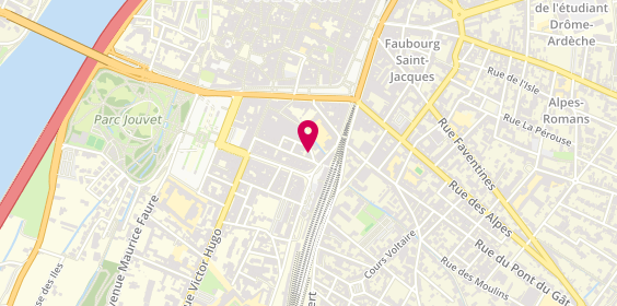 Plan de L'Immobiliere Valrim, 24 Rue Balzac, 26000 Valence