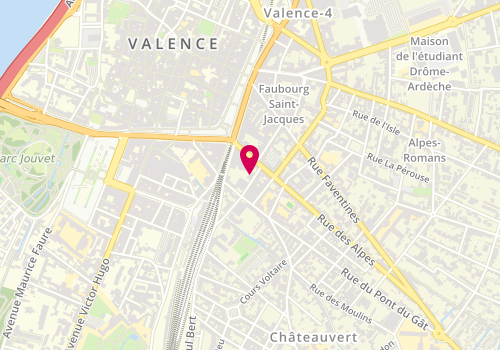 Plan de Velma Immobilier, 6 Rue Brunet, 26000 Valence