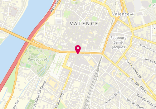 Plan de Trinity Immobilier, 1 avenue Victor Hugo, 26000 Valence