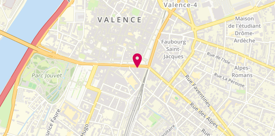 Plan de Les 2 Rives, 32 Boulevard Général de Gaulle, 26000 Valence