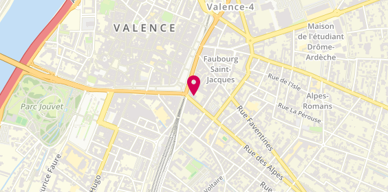 Plan de Citya Valence Immobilier, 1 Ter Rue des Alpes, 26000 Valence
