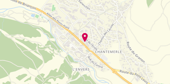 Plan de Charlemagne Immobilier, 112 Allée des Boutiques
Chantemerle, 05330 Saint-Chaffrey