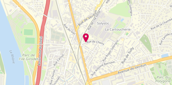 Plan de Cimm Immobilier, 8 Bis Rue de Chony, 26500 Bourg-lès-Valence