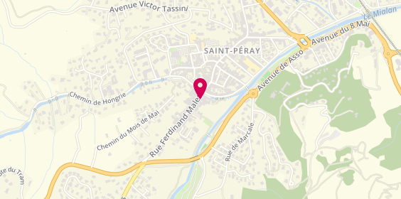 Plan de Guy Hoquet l'Immobilier, 13 Rue Ferdinand Malet, 07130 Saint-Péray