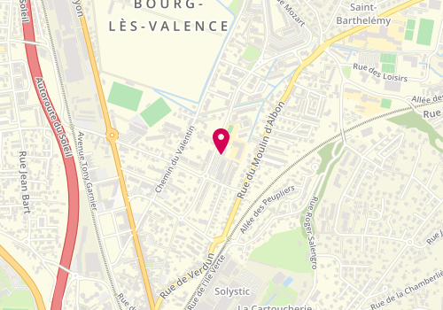 Plan de L'Immobilier du Cyrano, 4 avenue Jean Moulin, 26500 Bourg-lès-Valence