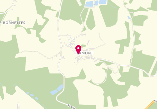Plan de Les Gites de Plamont, Plamont, 24590 Saint-Geniès