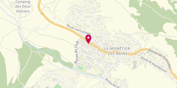 Plan de Agence Turin Immobilier, Route de Grenoble, 05220 Le Monêtier-les-Bains
