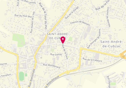 Plan de Cabinet Bedin Immobilier, 55 Rue Emile Martin Dantagnan, 33240 Saint-André-de-Cubzac