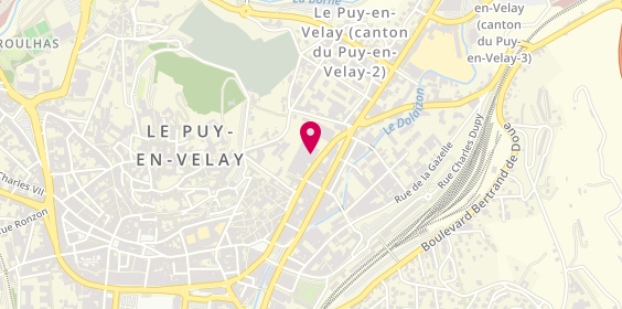 Plan de Alliade Habitat Agence Velay Vivarais, 71 Faubourg Saint-Jean, 43009 Le Puy-en-Velay
