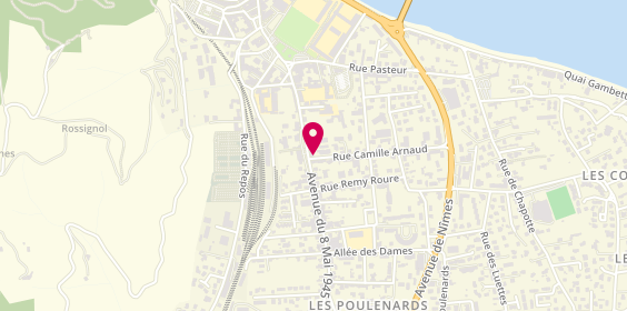 Plan de Immobilier MG - l'Immobilier Autrement, 38 Rue Camille Arnaud, 07300 Tournon-sur-Rhône