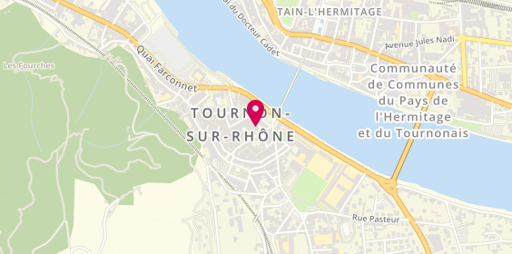 Plan de ORPI, 6 Rue Gabriel Faure, 07300 Tournon-sur-Rhône