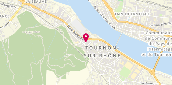Plan de Guy Hoquet, 7 place Saint-Julien, 07300 Tournon-sur-Rhône