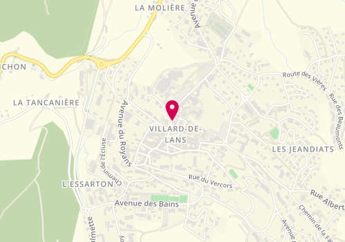 Plan de Agence immobilière Nexity, 38 avenue du Général de Gaulle, 38250 Villard-de-Lans