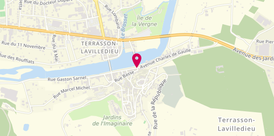 Plan de Valentina Immobilier, 24 avenue Charles de Gaulle, 24120 Terrasson-Lavilledieu