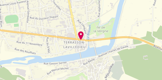 Plan de Orpi Terrasson Immobilier, 3 Rue Aristide Briand, 24120 Terrasson-Lavilledieu