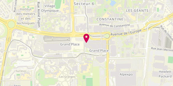 Plan de Association Fonciere Urbaine Libre de l'Ensemble Immobilier Grand Place A Grenoble, 55 Grand Place, 38100 Grenoble