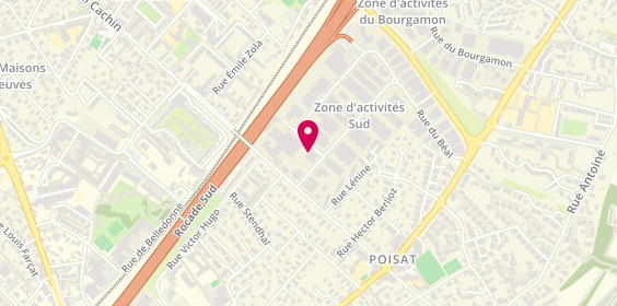 Plan de Parkentrepot, 1 Rue de la Prévachere, 38400 Saint-Martin-d'Hères