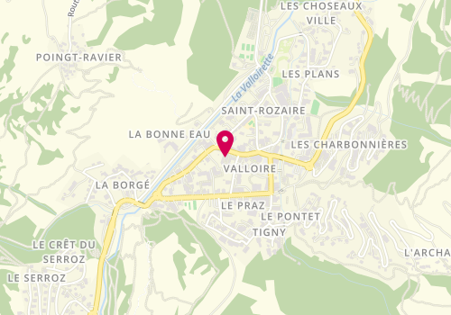 Plan de Agence Immobiliere Altitude Valloire, Galerie Eden Val
315 Rue des Grandes Alpes, 73450 Valloire