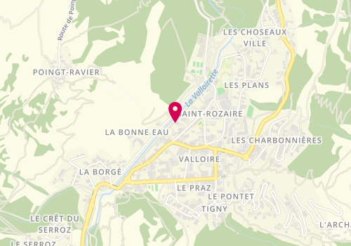 Plan de Les Alpages d'Auguste, Rue des Boriots, 73450 Valloire