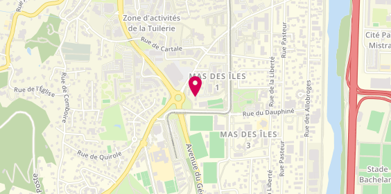 Plan de Jérôme ERRICO immobilier iad France, 61 avenue de Grenoble, 38180 Seyssins