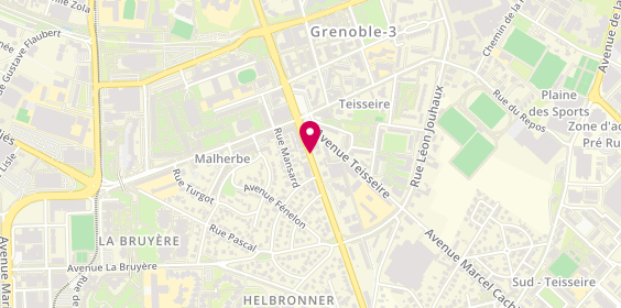 Plan de Nestenn Grenoble - Jean Perrot Immobilier, 131 Avenue Jean Perrot, 38100 Grenoble