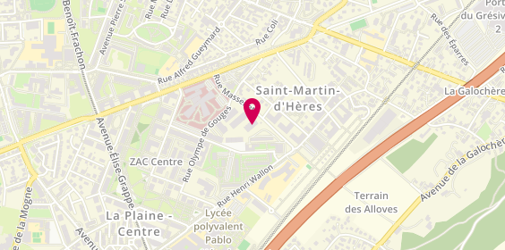 Plan de Alpes Isère Habitat, 20 Rue Massenet, 38400 Saint-Martin-d'Hères