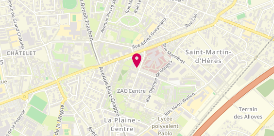 Plan de Buzzer Immobilier, 6 Rue Martin Luther King, 38400 Saint-Martin-d'Hères