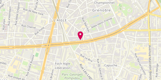 Plan de Agence Alpes Rhône Conseil Immobilier, 44 Boulevard Maréchal Foch, 38000 Grenoble