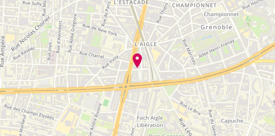 Plan de Arcanne Immobilier, 6 Rue Général Janssen, 38100 Grenoble